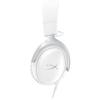 Casque Gamer Filaire HyperX Cloud III blanc pour PC PS5 PS4 Xbox X|S Xbox One Switch, Mac mobiles avec dongle et USB C vers USB A