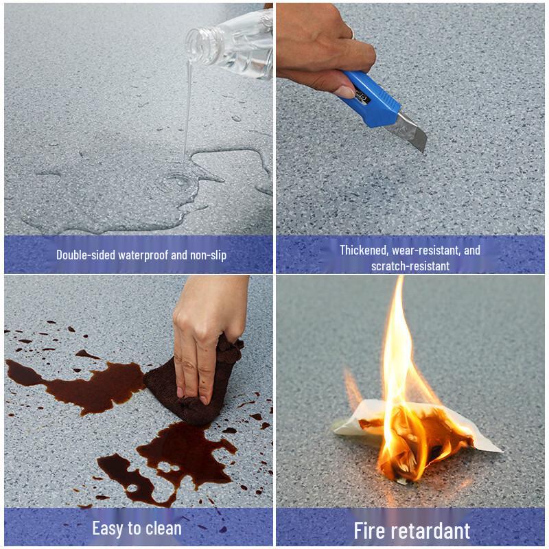 Самоклеящееся ПВХ напольное покрытие HANDUNYOU для коммерческих помещений