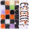 1set/box Acrylic Halloween Alloy Accessory Set DIY Necklace Bracelet Earrings Jewelry Making