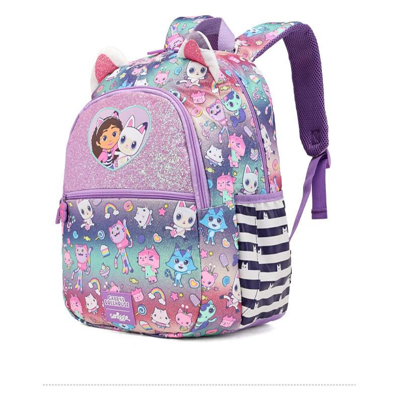 Smiggle Австралия Большой Мультяшный Школьный Рюкзак - Водоотталкивающая, Вместительная Детская Сумка