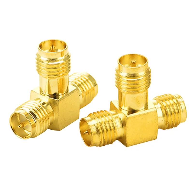 SMA To SMA Straight 3 Way 90 135 Degree Adapter RF Coax Connector RP SMA Coupler Converter
