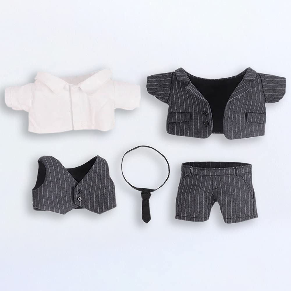 Nianniyhouse 15 см Кукольная одежда Хлопковая кукольная одежда Костюм пиджак рубашка жилет галстук брюки комплект из 5 предметов Кукольная детская одежда в полоску для плюшевых игрушек + + + +