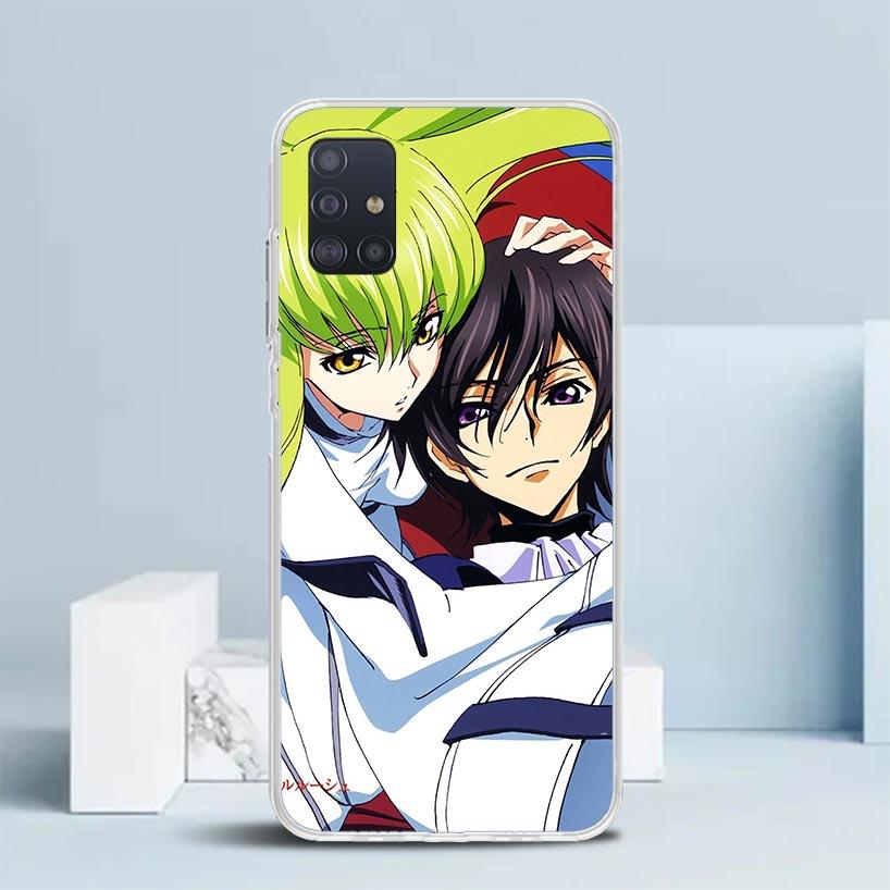 Чехол для телефона с аниме Code Geass для Samsung Galaxy A52 A32 A22 A12 A51 A50S A30S A10S Note 20 Ultra 10 S10 Plus A31 A20 A71 A72 Gala