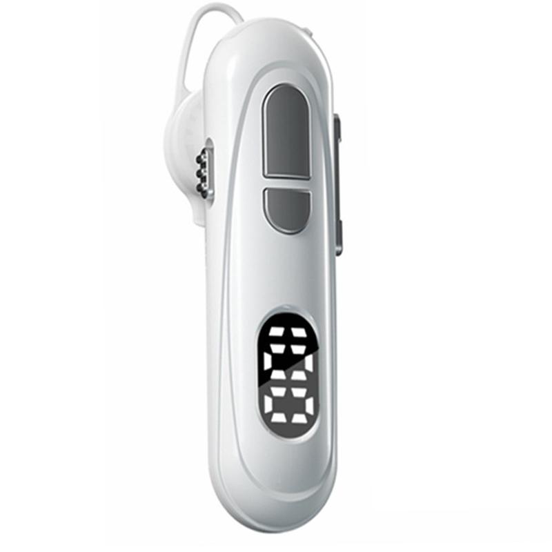 Беспроводная гарнитура Наушники с одним подвесным ухом L19 Светодиодный цифровой дисплей Bluetooth-наушники Стерео кнопка объемного звучания Наушники-вкладыши для телефонов