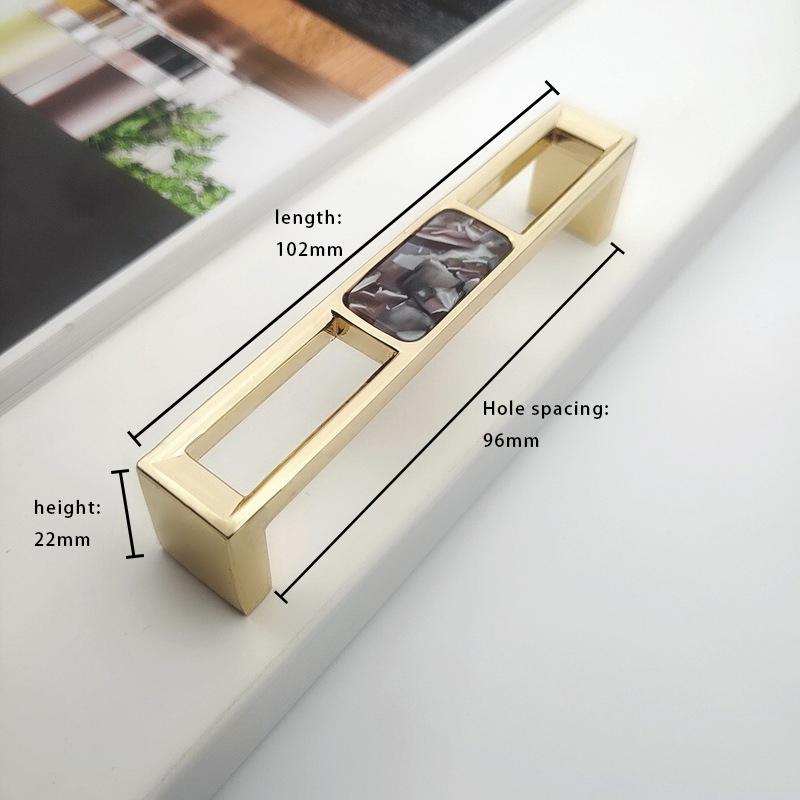 Дверные ручки и ручки из цинкового сплава для корпуса шкафа, элегантные ручки для мебели из смолы, ручки для ящиков кухонных шкафов, рычаги для внутренней отделки