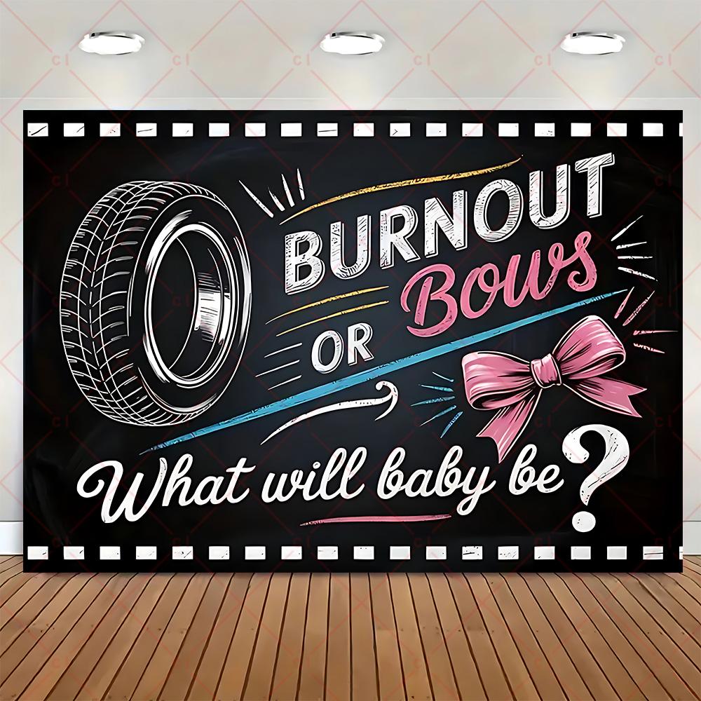 Gender Reveal Party for Boy or Girl Photo Background Supplies Blue Pink Balloon Backdrop Newborn Baby Shower Photography Props1335