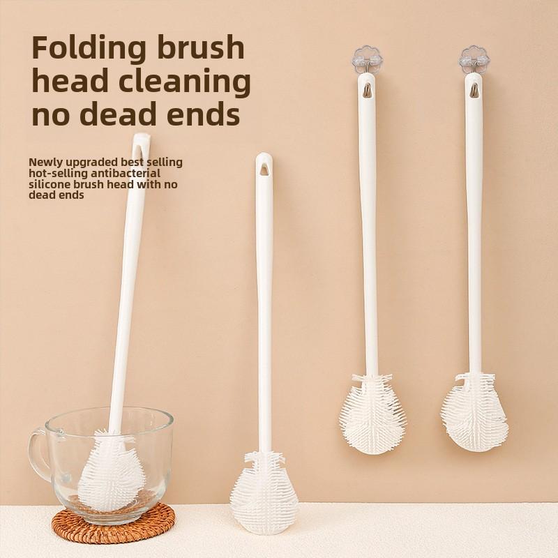 Длинная ручка TPE щетка для чистки бутылок силиконовая щетка для чистки бутылок с водой