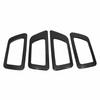 For Toyota Highlander 2015- Carbon Fiber Car Inner Door Handle Cover Door Bowl Frame Trim Accessories Interior Decoration