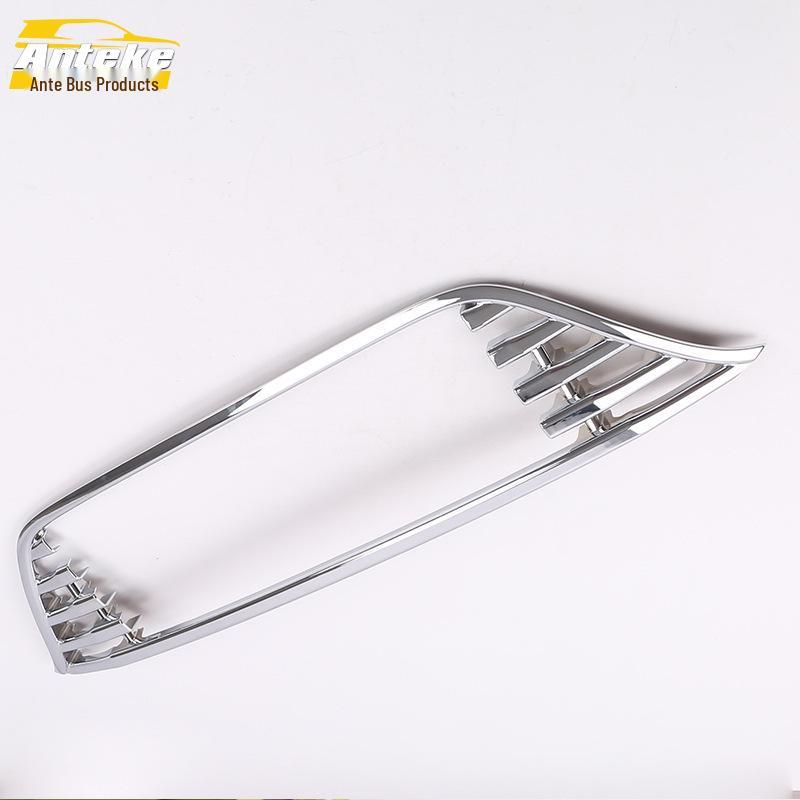 Fits 2015-2019 Vezel: Center Grille Bright Ring & Front Lip Anti-Scratch Sticker.