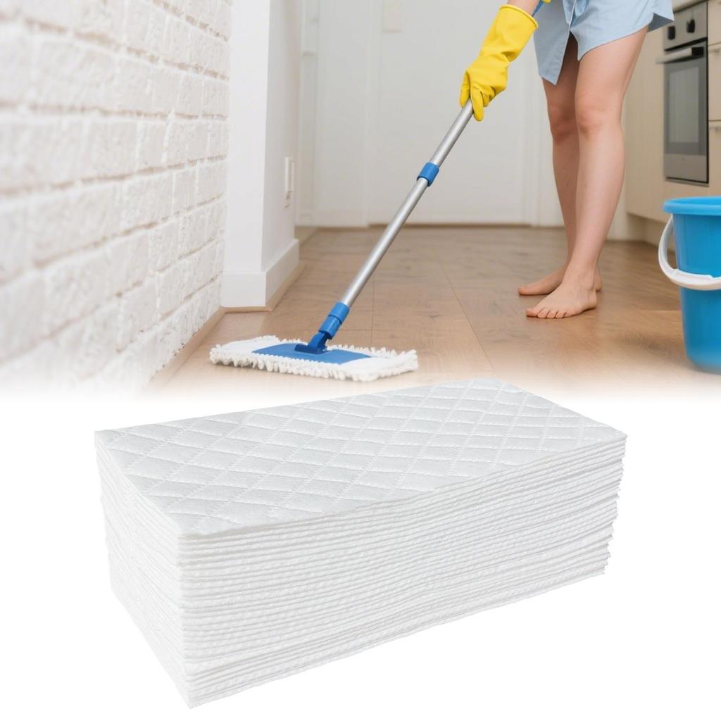 Reusable Mop Pads 30 Pieces Reusable Flat Mop Pads Bathroom Cleaning Supplies For Wood Floor Home Bathroom Living Room Dormitory