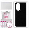 apgo Protective Skin Sticker for the Back Compatible with Honor 50 Pro, Wrap Film, Foil, Vinyl - Pattern Matte Black