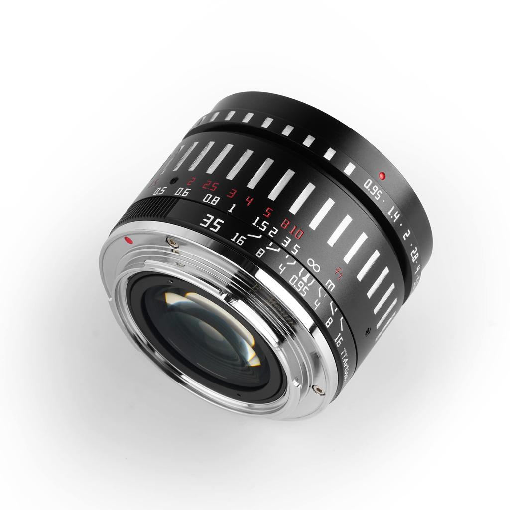TTArtisan 35mm C Z Mount Nikon Z Black x Meisho Optical F0.95 APS-C Lens, Silver,