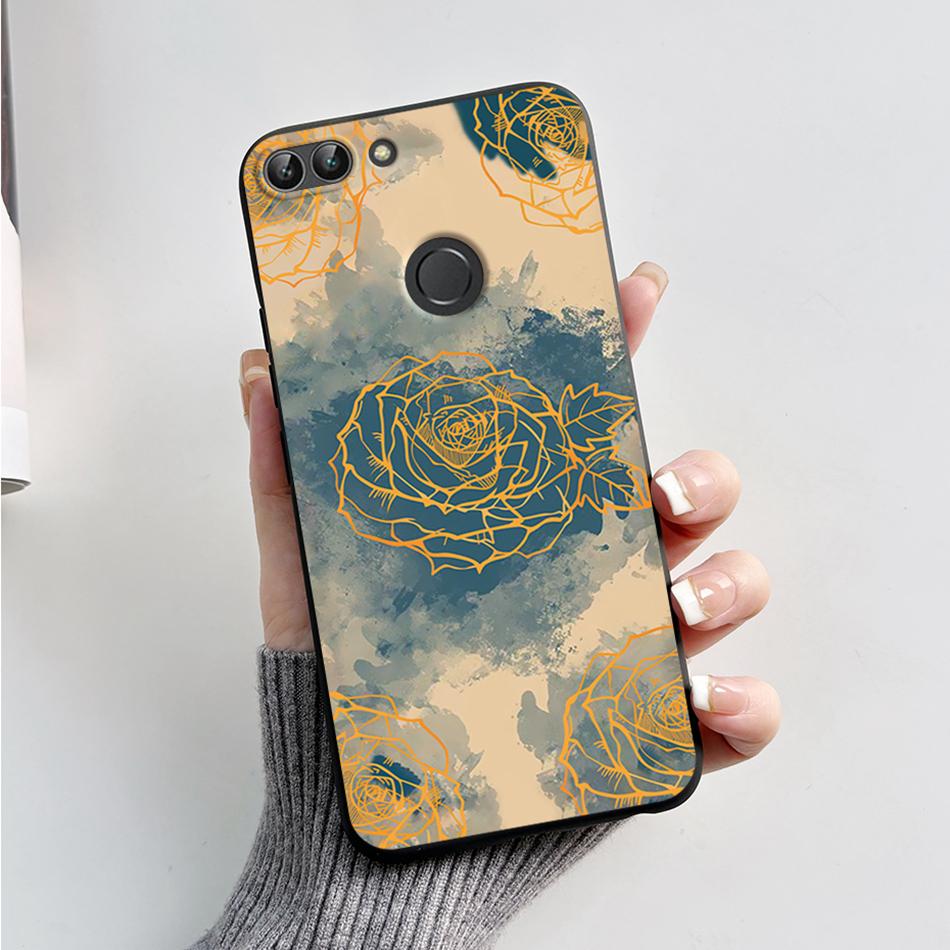 Для Huawei P Smart 2018 Чехол Милый Кот Медведь Мультяшная Лягушка Мягкая Обложка Для Huawei P Smart FIG-LX1 5.65 дюйма Чехол Coque Fundas Shell