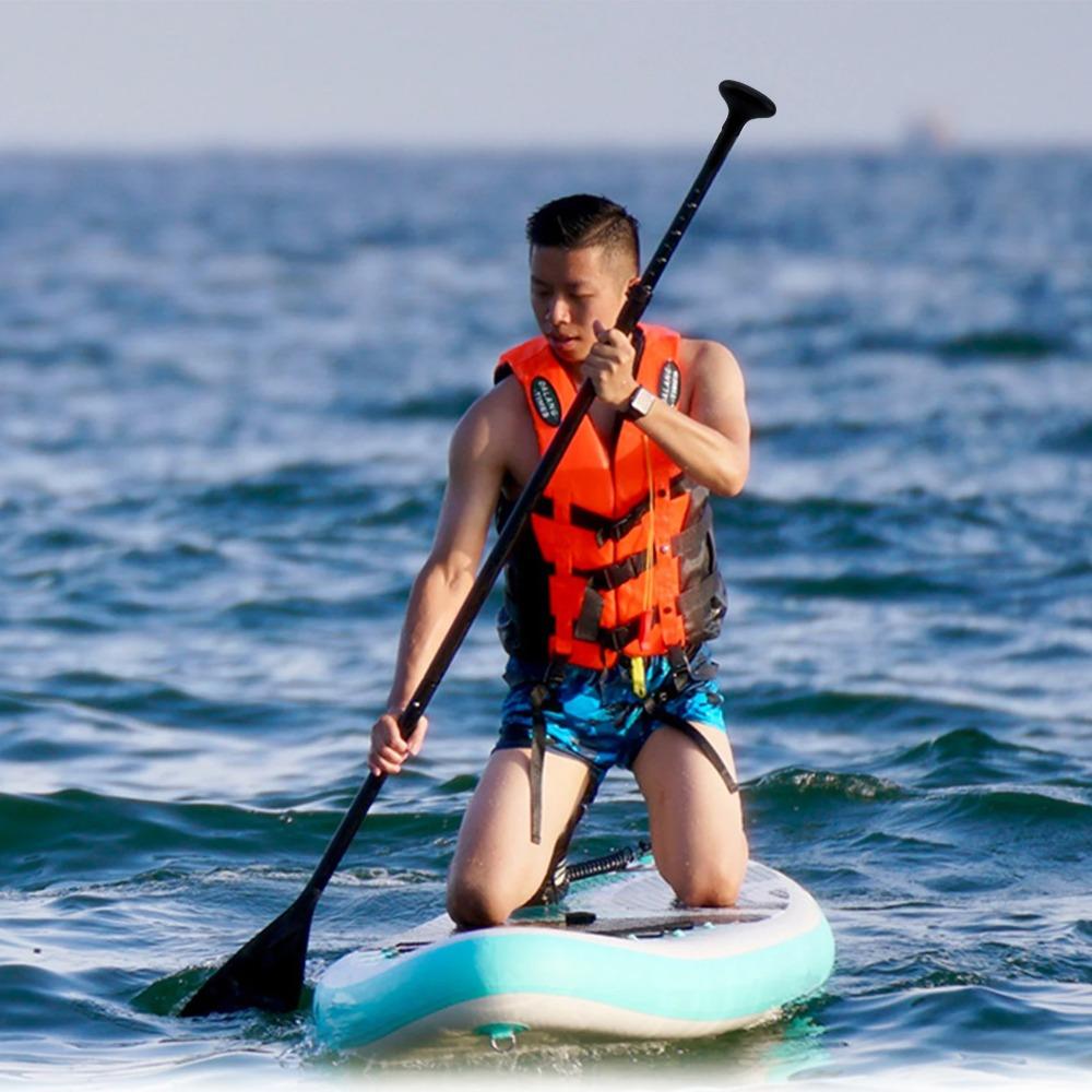 PVC SUP Handle Black Paddle Head Replaceable Oar Grip Water Sport