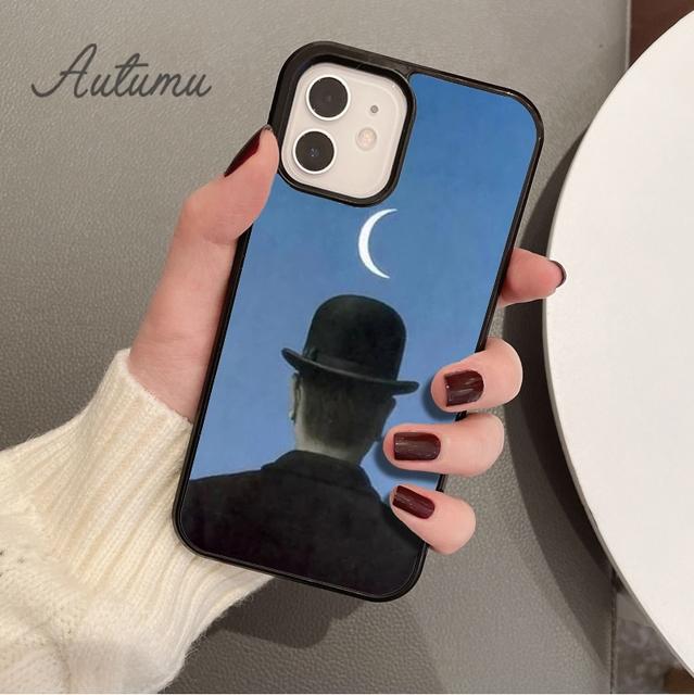 Чехол для телефона Rene Magritte для iPhone 11 12 13 14 Pro Max mini X XR XS SE 2020 5 6S 7 8 Plus Samsung Galaxy S21 S22 Cover shell