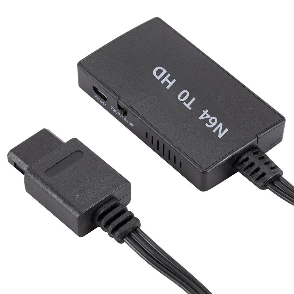 Конвертер N64 в HDMI, поддержка 16:9 и 4:3 Преобразователь, кабель HDMI для N64, Super SNES и NGC