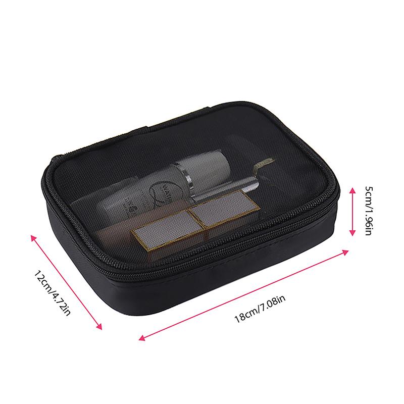 Breathable Mesh Cosmetic Bag Korean Version Solid Color Fashion Makeup Organizer Travel Portable Toilet Wash Bags Multi-function
