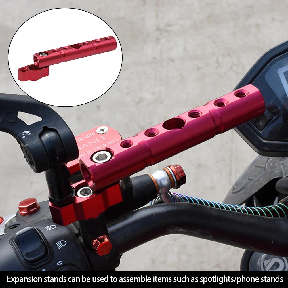 Universal Motorcycle Electric Bike Rearview Mirror Headlight Mounting Spotlight Signal Lamp Bracket Fixed Bracket Mount