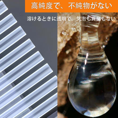 GOOMAND Glue Sticks, Clear, 11mm X 197mm (Pack of 50), for High-Temperature Bond Guns, Strong Adhesion, Quick Drying, Odorless