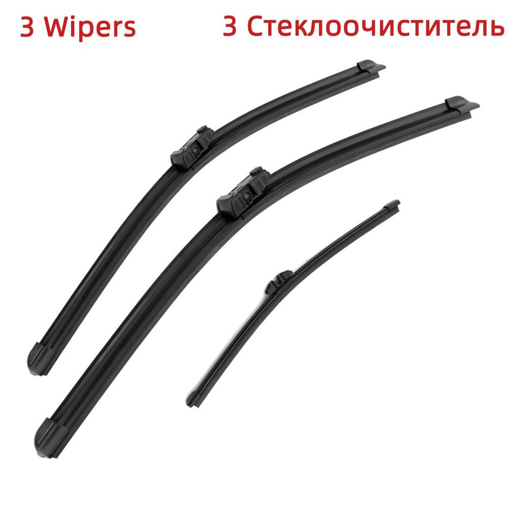 3 шт. щетки стеклоочистителя для Ford Ecosport MK2 II 2018-2021 22 "16" 11 "подходят для переднего лобового стекла, щетки для окон, резак, аксессуары 2018 2019 2020 2021