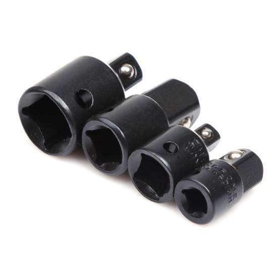 4Pcs 1/4 3/8 1/2 Drive Socket Adapter Converter Reducer Air Impact Socket Wrench