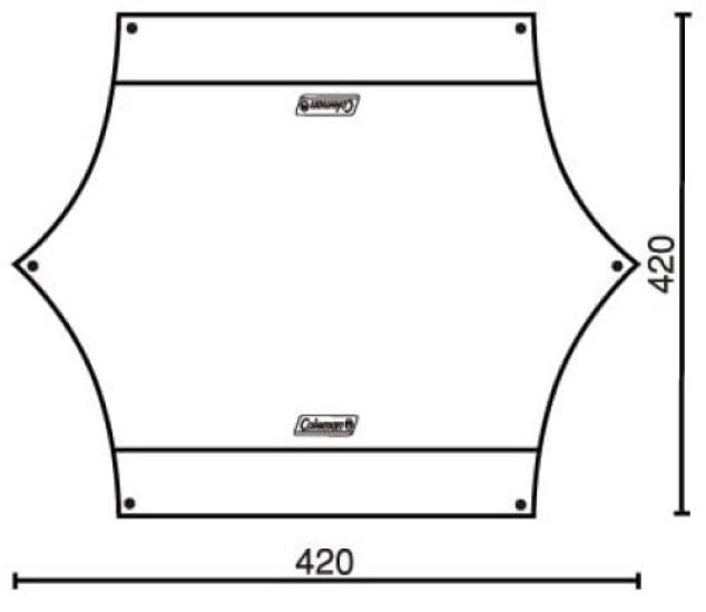 COLEMAN Тент Hexalite II Оливковый