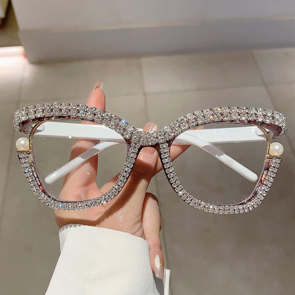 Eyewear Frame Cat Eye Eyeglasses Blue Light Glasses Prescription Myopia Glasses For Reading Women Office Work
