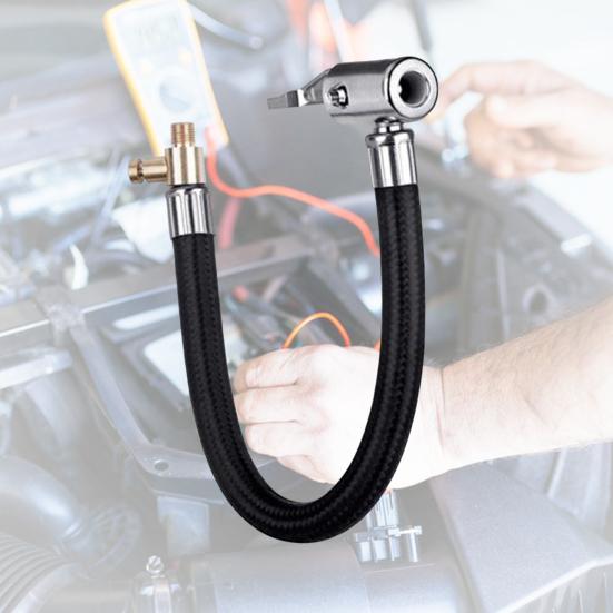 Быстроразъемный зажимной патрон для шин, удлинительная трубка для вентиля шины, высокая прочность, простая установка, гибкая конструкция