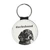 Best Of Breed Dachshund Leather Keyring