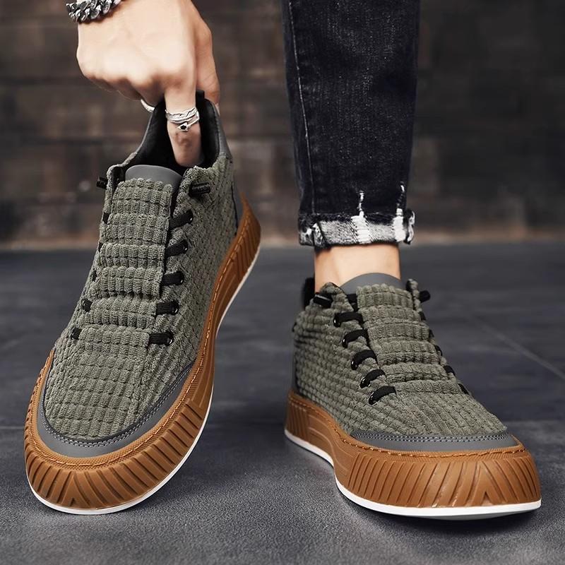 Холщовая обувь, осенняя дышащая повседневная мужская обувь, обувь для досок, мужская обувь из вельветовой ткани, кроссовки