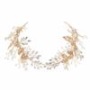 Zinc Zinc Alloy Leaf Bridal Headband Handmade Bridal Tiara Hair Vine Retro Women Hair Jewelry  Bridal Party