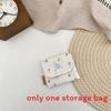 Polyester Floral Wallet With Multiuse Storage For Daily Travel And Makeup Organization