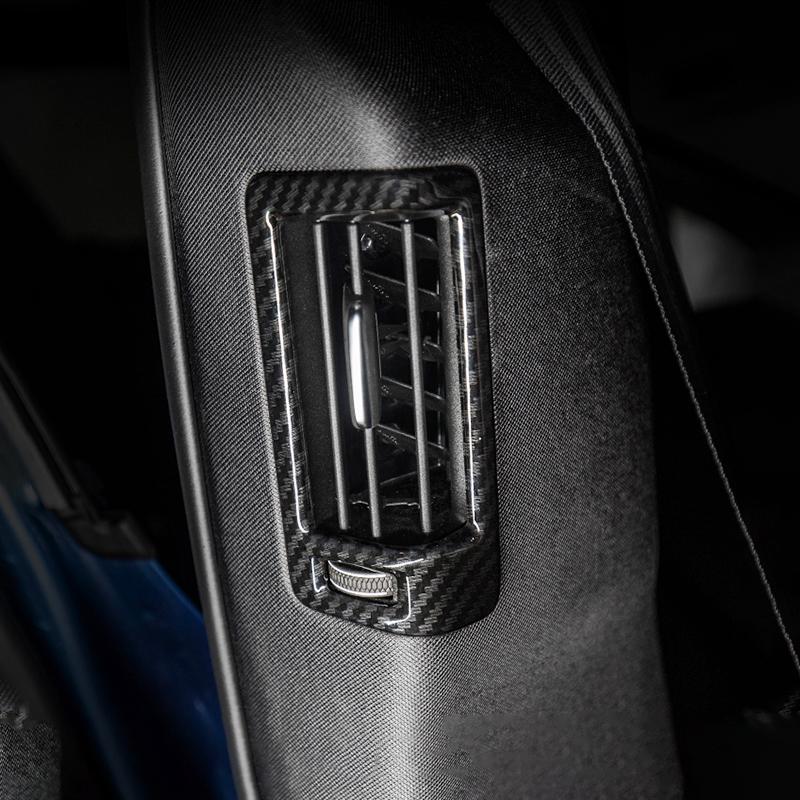 Для Volvo XC60 V90 S90 2018-2021 2022 2023 2024 2025 ABS Автомобиль B-Pillar Задняя рамка для кондиционера Декоративная наклейка Отделка