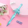 Нетоксичная канцелярская гелевая ручка в форме меча, износостойкая, симпатичная ручка для подписи, студент
