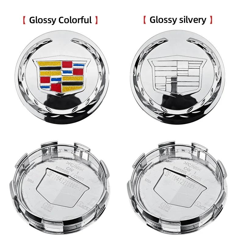 4pcs ABS car wheel hub center cover badges 83mm For Cadillac Escalade steel wheel hub cover modification small cover 9595891