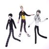 Game Persona Cosplay Doll Amamiya Ren Ryuji Sakamoto Akechi Goro Cosplay Plush Cotton Doll Twistable Shape Stuffed Doll Toy Gift