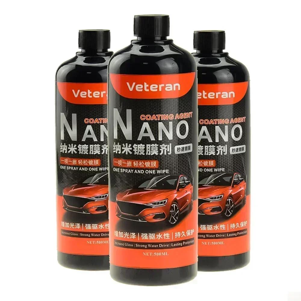500ML 9H Hardness Car Detailing Ceramic Coating Car Products Ceramic Coating Nano Glass Plated Crystal Car Polish
