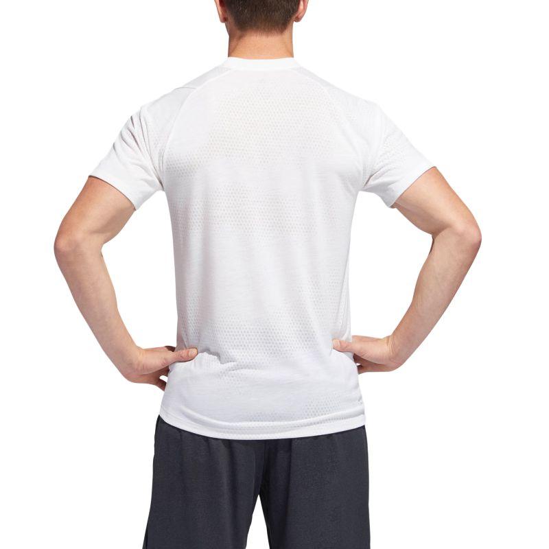 Adidas Training Freelift Tec GF Aeroknit T Shirt Men's White DU1365