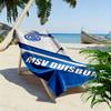 Beach Towel with MSV Duisburg German Club Badge, Quick Dry Lightweight, Ultra Soft Absorbent, for Vacation Pool Gift