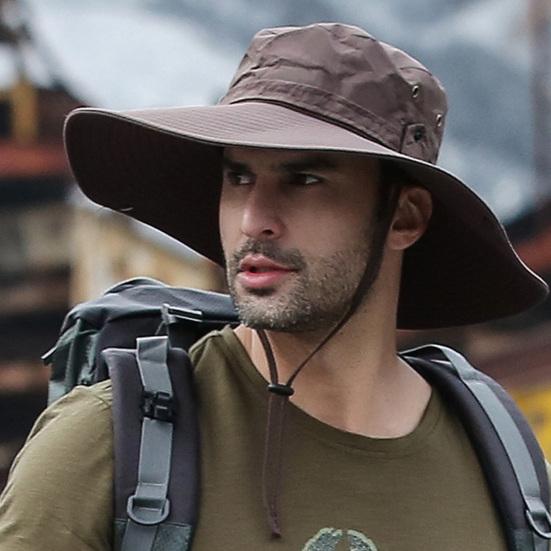 Шляпа от солнца, дышащая, удобная, износостойкая, с широкими полями, защита от солнца, шляпа-ведро для кемпинга и рыбалки, товары для улицы