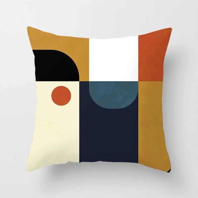 Простые красочные декоративные наволочки для гостиной, офиса, дома, наволочки для автомобиля, украшения
