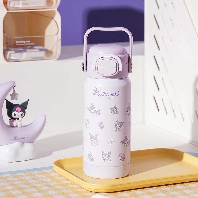 BEDDYBEAR Kids 316 Stainless Steel Double-Drink Insulated Straw Bottle