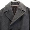 A.P.C. Сделано во Франции Пальто Честерфилд XS серое Двубортное Мужское Б/У