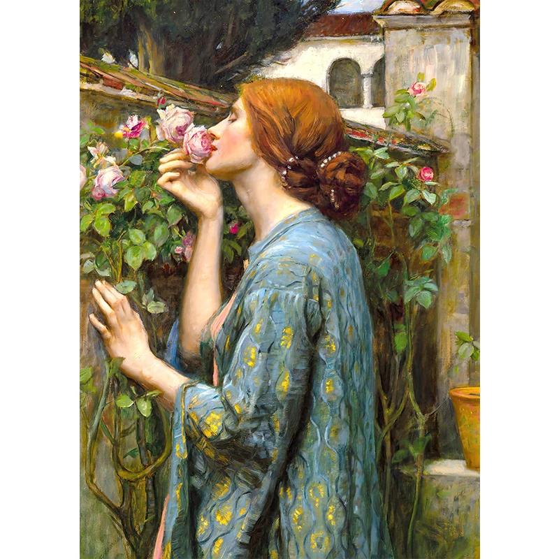Waterhouse Canvas Painting Prints Mythology Wall Art Myth Goddess Picture Poster Print Vintage Canvas Poster for Home Room Decor
