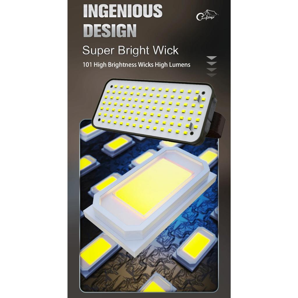 10000mah 1500LM Outdoor Camping Lights USB Rechargeable lamp LED Emergency lamp High Power Tents Lantern Night Lights
