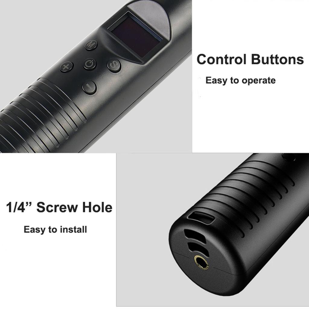 RGB Handheld LED Video Light Tube Photography Light Wand 3000K 6000K Dimmable 10 Lighting Effect with Remote Control