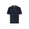 STONE ISLAND Мужская приталенная футболка с коротким рукавом и круглым вырезом с принтом букв СС24, топы, темно-синий 80152RC89-V0020