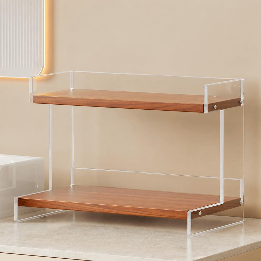 Multi-layer Design Counter Storage Shelf Vanity Sink Organizer  Bathroom Countertop