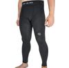 VITAL SALVEO Men's Seamless Compression Leggings, Perfect for Running, Workouts, and Sports, CQ-8215, Single Piece, Black (S/M)