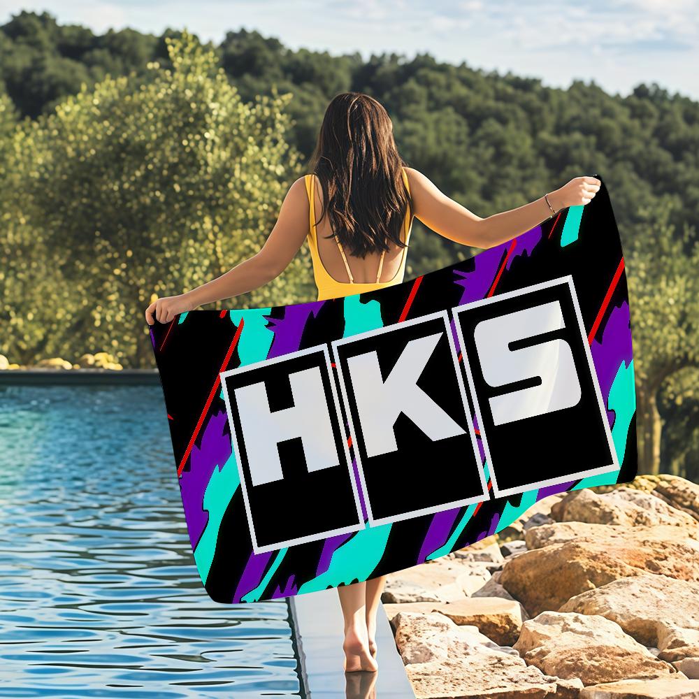 Модные быстросохнущие пляжные полотенца H-HKS подходят для бассейнов, кемпинга, йоги и спортзала